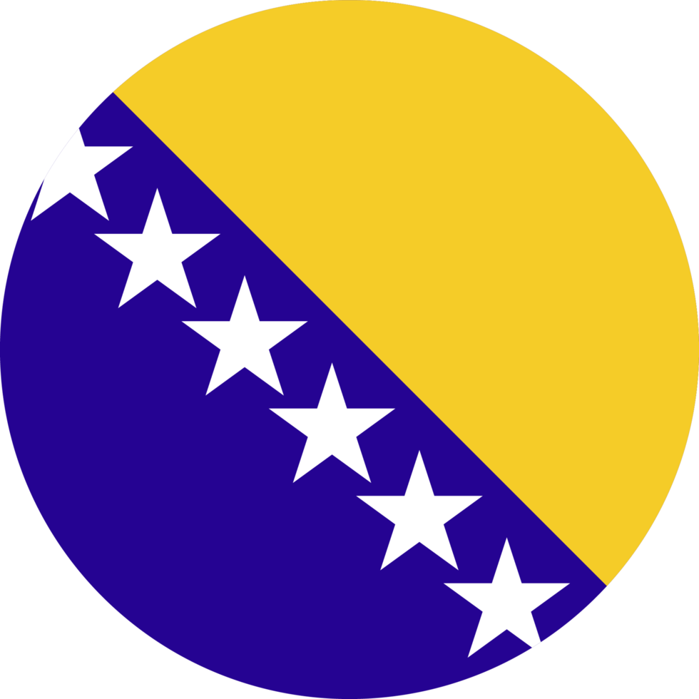 bandera de bosnia y herzegovina para cursos de bosnio