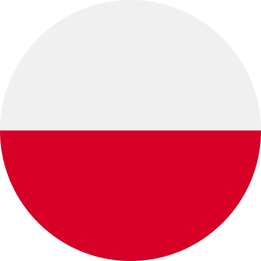 Bandera de polonia que representa el curso de polaco bonificable de edubaa