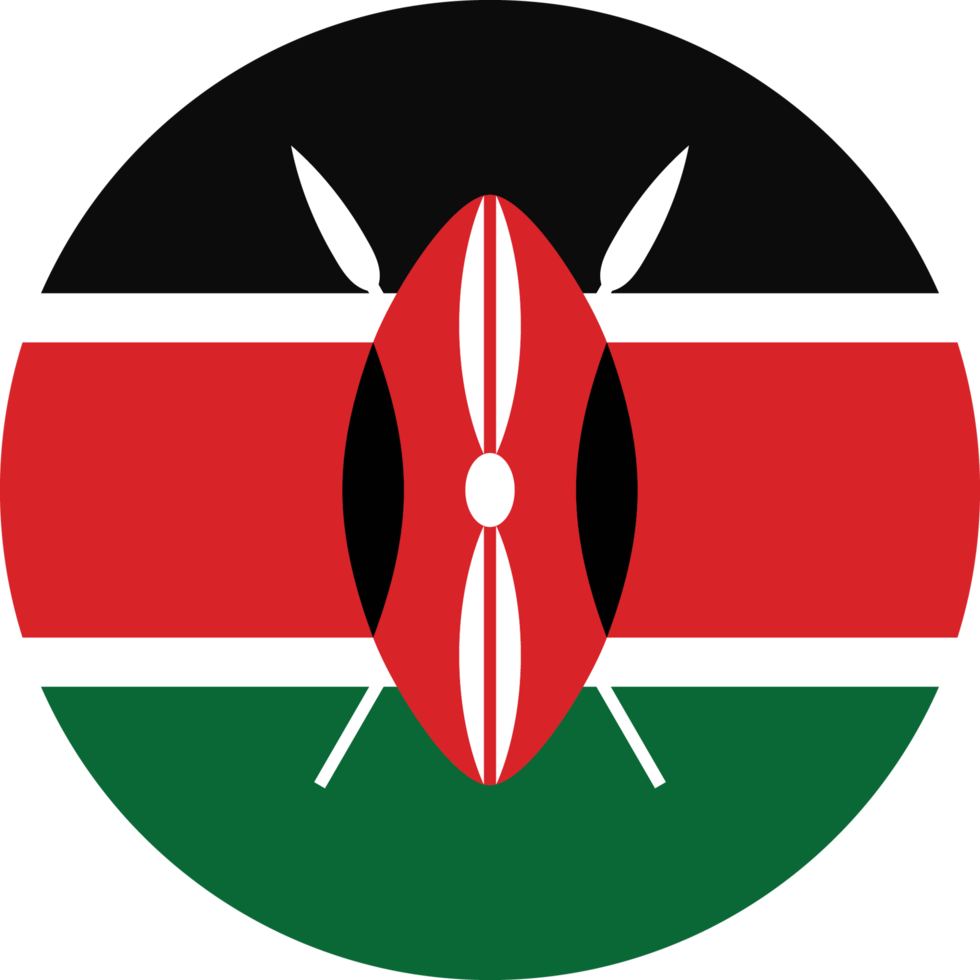 bandera de kenia para cursos de suajili