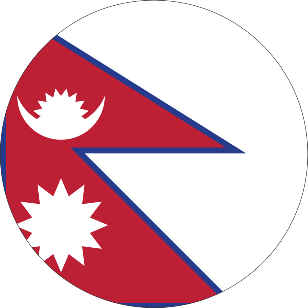 bandera de nepal para cursos de nepalí