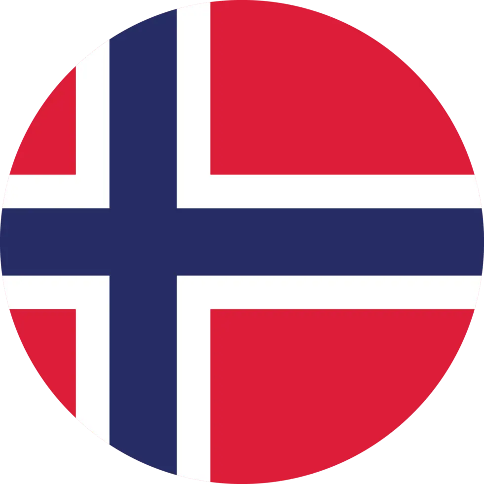bandera de noruega para cursos de noruego