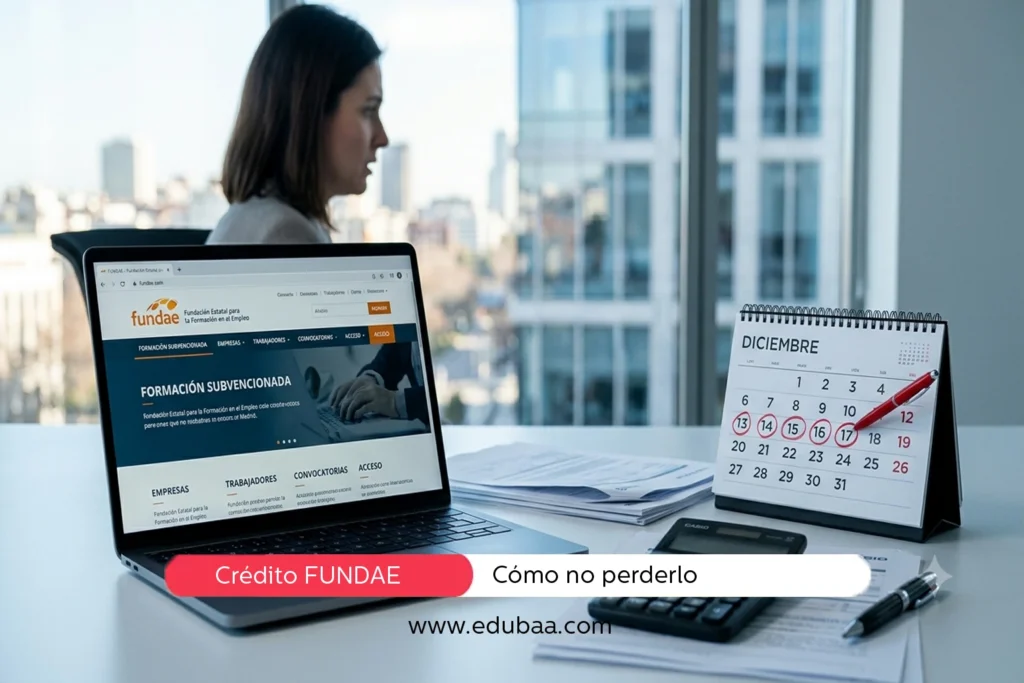 Una empleada trabaja apurada porque es diciembre y van a perder el crédito